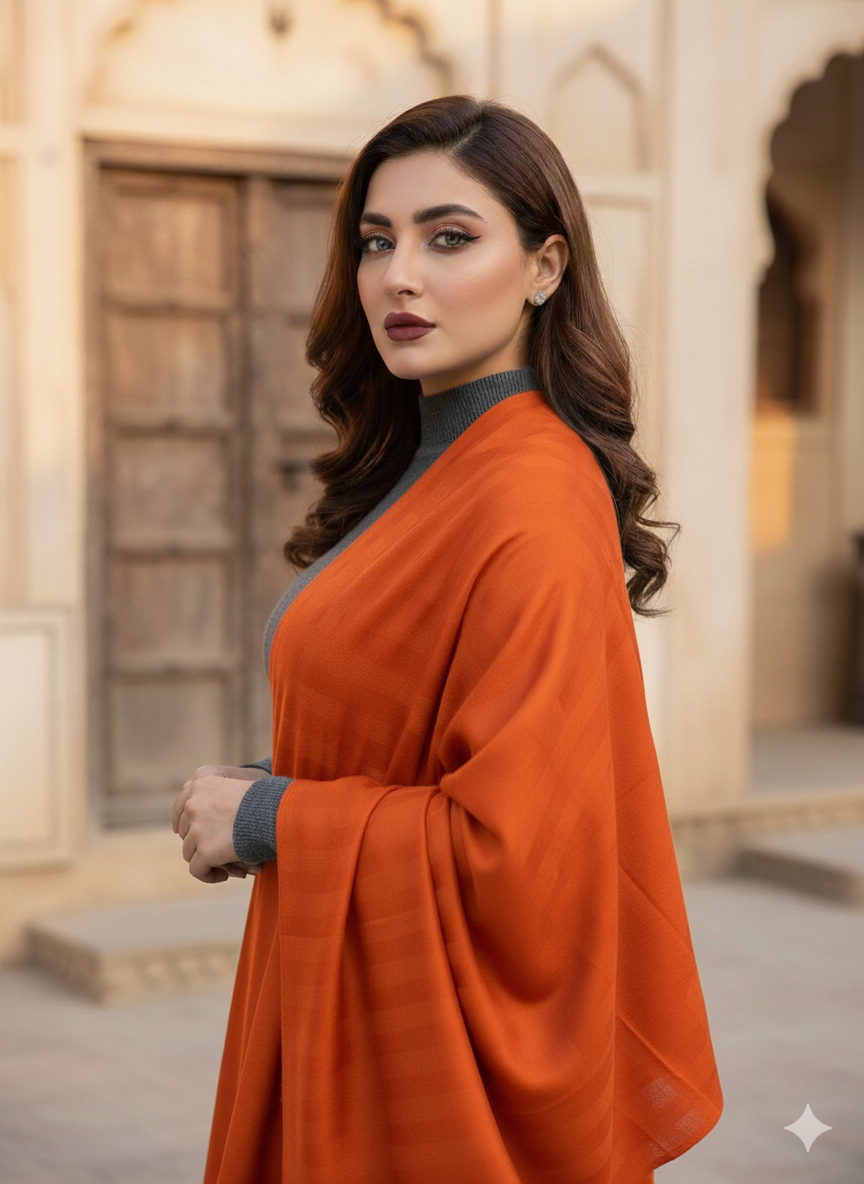 Pashmina Shawl Elegant And Beautiful Self Check Shawl Excellent Quality Pashmina