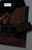 COMPUTER AARI SINDHI EMBROIDERY ON SOFT LAWN  SHIRT, EMBROIDERED TROUSER WITH CHIFFON DUPPATTA 4 SIDES EMBROIDERED... 3PC SUIT