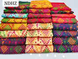 Stuff Pure Lawn 100/100 Handmade balochi Daman Jaal Style Neat Work Shirt And Plain Trouser With Chiffon Embroidery Dupatta 3PC Dress