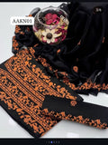 Stuff Lawn Cross Stich Embroidery Shirt And Karinkle Chiffon Embroidery Dupatta With Embroidery Trouser 3PC Dress