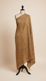 Antique Gold Lawn Embroidered Chaddar