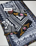 DIGITAL PRINT PREMIUM QUALITY SHAMOZE SILK SHIRT &amp; TROUSER WITH SOFT Orignal SILK DIGITAL PRINT DUPATTA 3PC DRESS