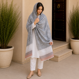 Pure Lawn Rangoli Border With Handmade Embroidery Chaddar