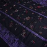 Pure Lawn Jacquard 3D Pattern With Handmade Embroidery Chaddar