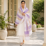 Summer Pure Lawn Multi Colors Hand Embroidery Chaddar