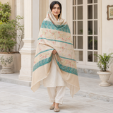 Summer Pure Lawn Jacquard and Hand Embroidery Chaddar