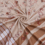 Summer Pure Lawn Jacquard Kacha Tanka With Tilla Hand Embroidery Chaddar