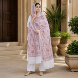 Pure Lawn Self Jacquard Handmade Embroidery Chaddar