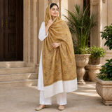Pure Lawn Self Jacquard Handmade Embroidery Chaddar