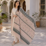 Pure Lawn Jacquard Handmade Embroidery Chaddar