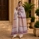Pure Lawn Jacquard Handmade Embroidery Chaddar