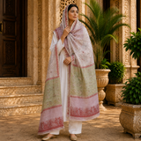 Pure Lawn Jacquard Handmade Embroidery Chaddar