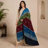 Pure Lawn Jacquard Handmade Embroidery Chaddar