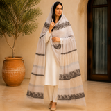 Pure Lawn Jacquard 3D Chaddar
