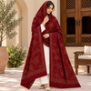 Winter Pashmina Block Print With Handmade Soi Embroidery Shawl