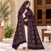 Winter Pashmina Block Print With Handmade Soi Embroidery Shawl