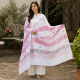 Summer Pure Lawn Multi Colors Hand Embroidery Chaddar