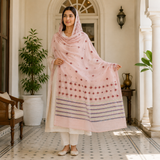 Summer Pure Lawn Fancy Border With Hand Embroidery and Mirror Work Chaddar