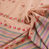 Summer Pure Lawn Fancy Border With Hand Embroidery and Mirror Work Chaddar