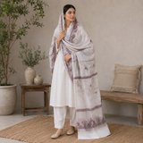 Pure Lawn Jacquard Taskashi With Handmade Embroidery Chaddar