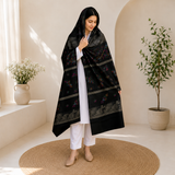 Pure Lawn Self Jacquard With Handmade Embroidery Chaddar