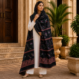 Pure Lawn Jacquard Handmade Embroidery Chaddar