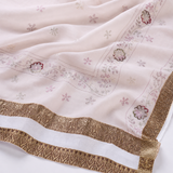 Pure Lawn Jacquard With Handmade Embroidery Chaddar