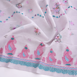Pure Lawn Jacquard With Handmade Embroidery Chaddar