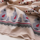 Pure Lawn Jacquard Dots Pattern Chaddar