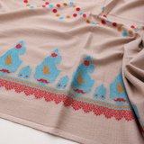 Pure Lawn Jacquard Dots Pattern Chaddar