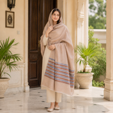 Pure Lawn Fancy Border Chaddar