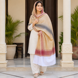 Pure Lawn Fancy Border Chaddar