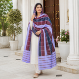 Pure Lawn Tarkashi Daba Fancy Border Chaddar