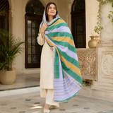 Pure Lawn Tarkashi Daba Fancy Border Chaddar