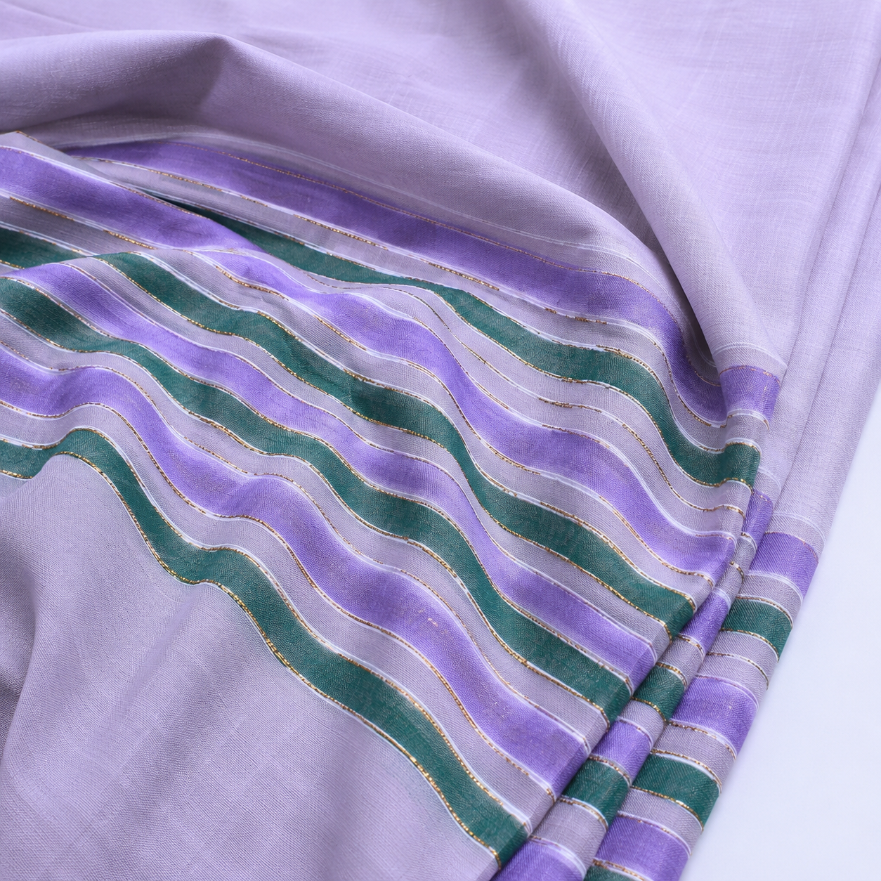 Pure Lawn Fancy Border Chaddar