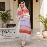 Pure Lawn Jacquard 3D Pattern Chaddar