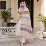 Pure Lawn Jacquard 3D Pattern Chaddar