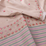 Summer Pure Lawn Fancy Border With Hand Embroidery and Mirror Work Chaddar