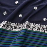 Summer Pure Lawn Fancy Border With Gota Embroidery and Stone Work Chaddar