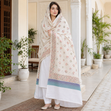 Pure Lawn Rangoli Border With Handmade Embroidery Chaddar