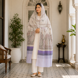 Pure Lawn Rangoli Border With Handmade Embroidery Chaddar