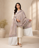 Pure Lawn Self Jacquard Handmade Embroidery Chaddar