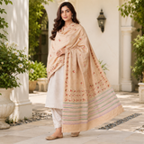 Summer Pure Lawn Fancy Border With Hand Embroidery and Mirror Work Chaddar