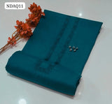 Soft Wash & Wear Hand Made Tarkashi Gala Neat Work Dress