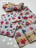 Swiss wail Digital Print Shirt & Trouser Along With Flower Monar Digital Print Dupatta 3Pcs Dress