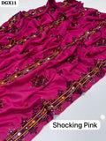 Taj Swiss Lawn Fabric Elegant And Beautiful Machine Balochi With Sequence Chaddar💫