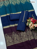 Stuff Marina Shirt And Plain Marina Trouser Along With Neckline With MArina Jacquard Border Beautiful Shawl 3PC Dress