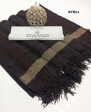 Stuff Velvet Wool Beautiful 2 Sided Border Gents Shawl
