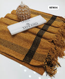 Stuff Velvet Wool Beautiful 2 Sided Border Gents Shawl