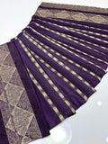 Stuff Pashmina Elegant And Beautiful Bnarsi Shawl With Velvet Or Sequence Work shawl